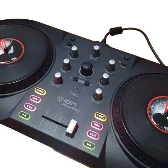 Ion Discover Computer DJ System Mixer Scratching USB Windows XP Vista MAC OS X - Picture 10 of 16